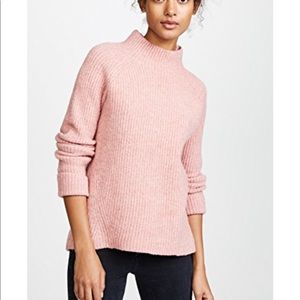 Madwell Pink Cozy Turtleneck Sweater Size Small